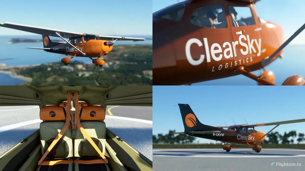 Microsoft Flight Simulator — Набор раскрасок Skypark