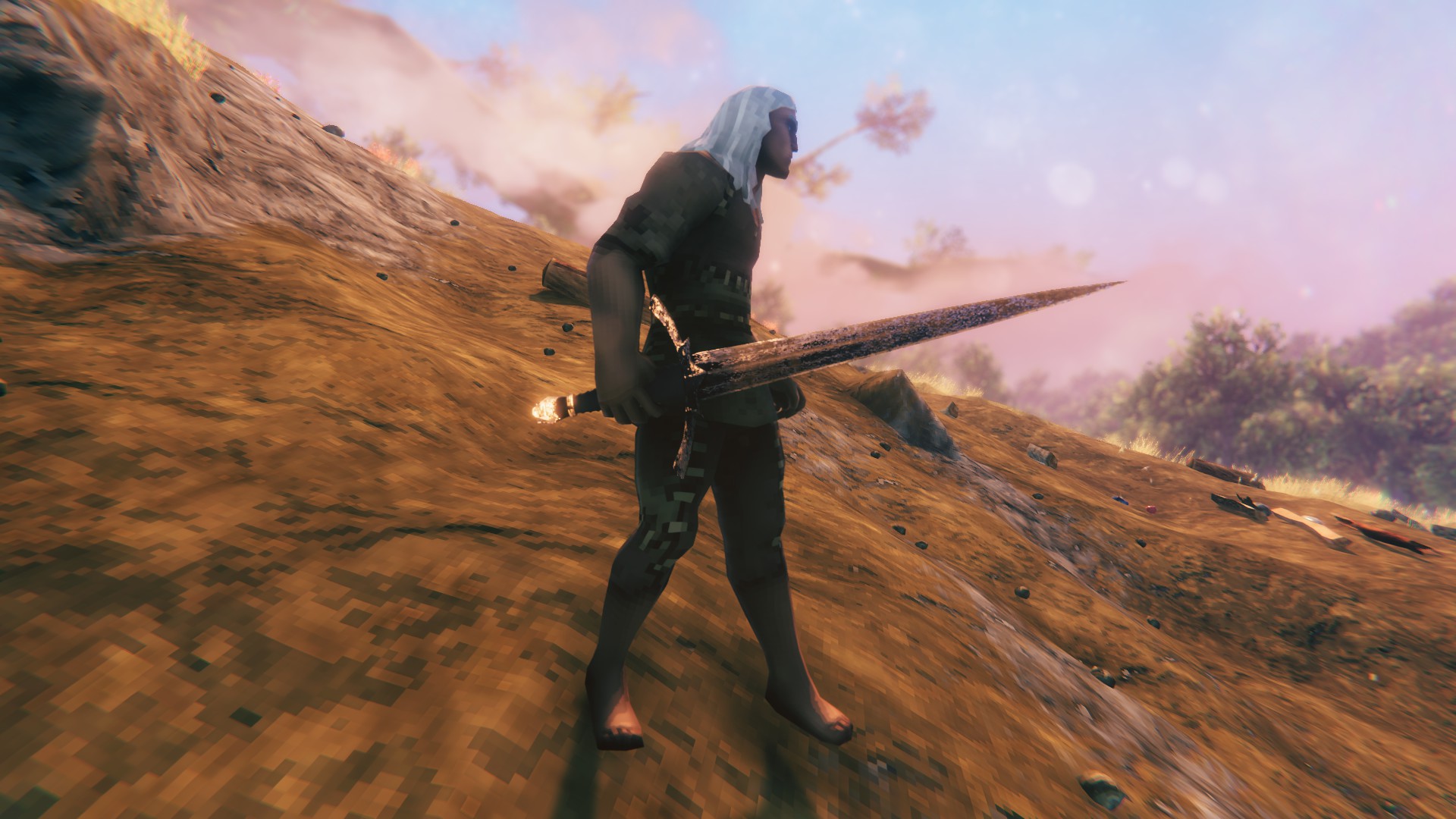Valheim серебряный меч