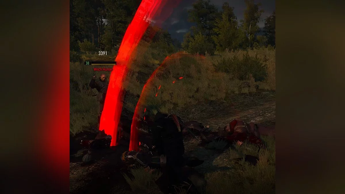 The Witcher 3: Wild Hunt - Complete Edition — Разные цвета для следов меча