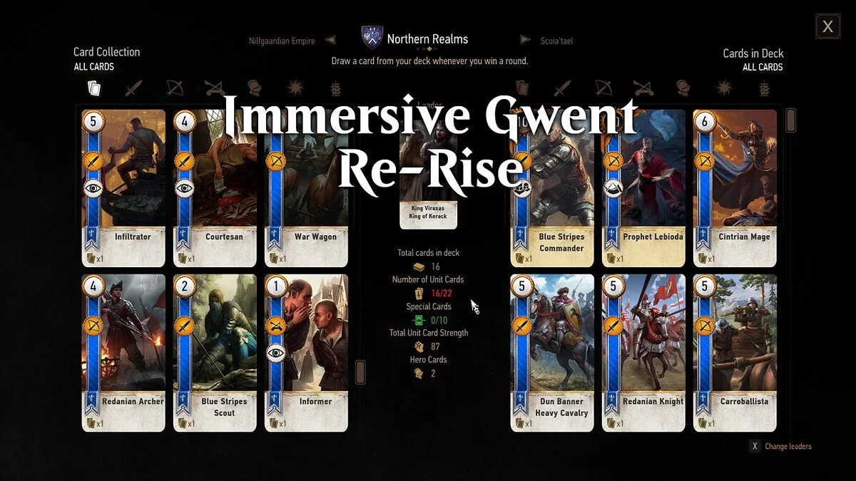 The Witcher 3: Wild Hunt - Complete Edition — Исправление карт для Гвинта