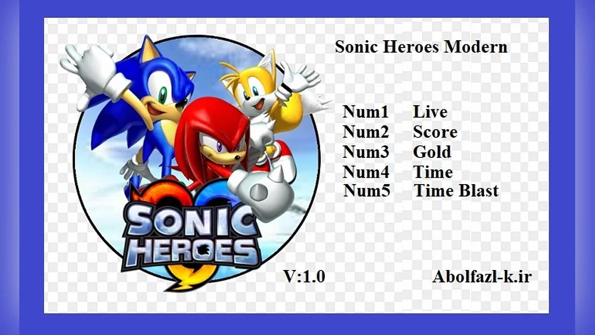 Sonic Heroes — Трейнер (+5) [1.0]