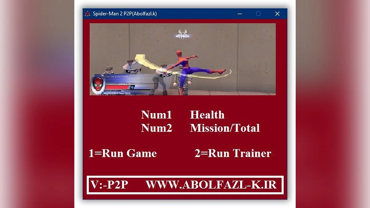 Spider-Man 2: The Game — Трейнер (+2) [1.0]