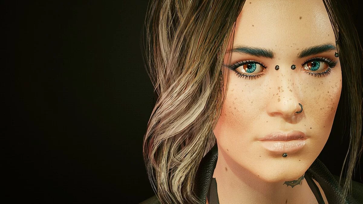 Cyberpunk 2077 — Коллекция глаз с частичной гетерохромией