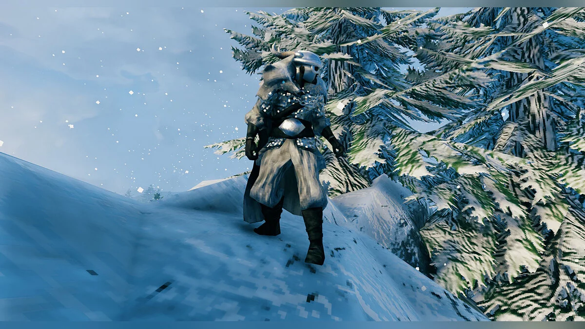 Valheim — Серебряная броня белого волка