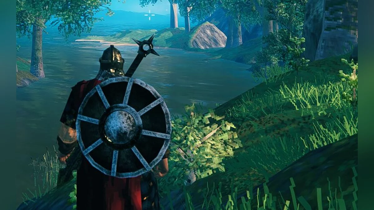 Valheim — Железный щит и палица