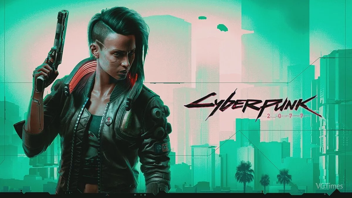Cyberpunk 2077 — Светящиеся волосы