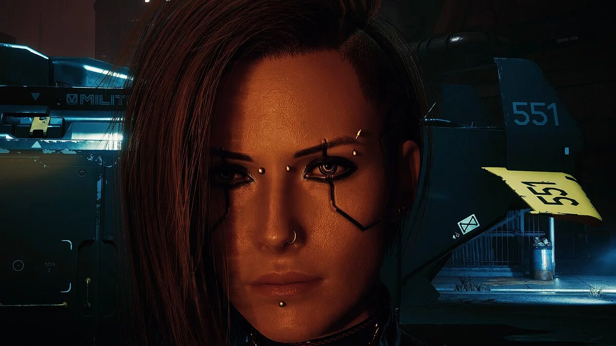 Cyberpunk 2077 — Простой макияж глаз