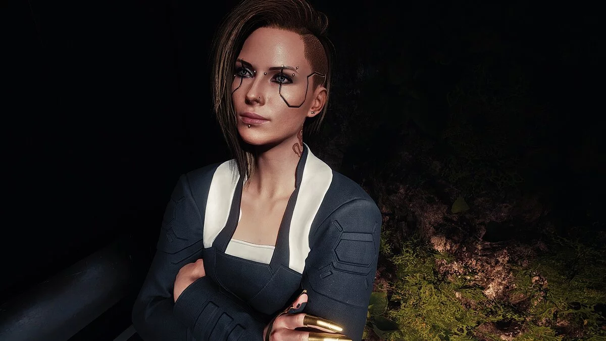 Cyberpunk 2077 — Простой макияж глаз