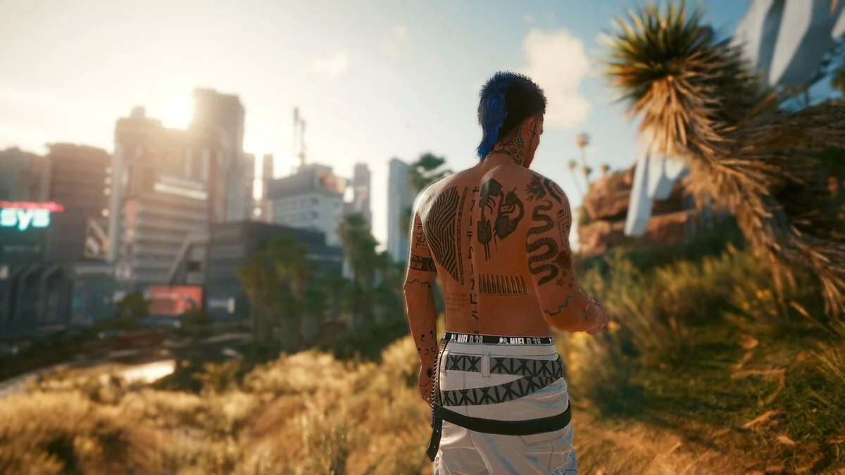 Cyberpunk 2077 — Пользовательские татуировки на теле