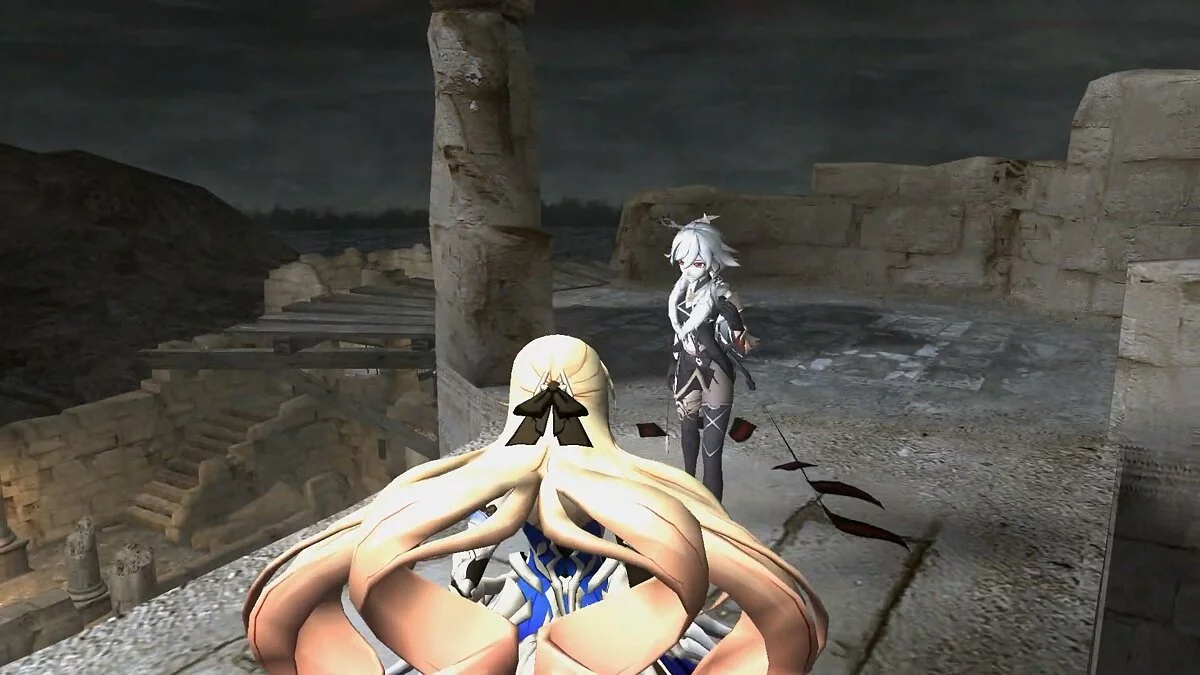 Resident Evil 4 (2005) — Дарк Фу Хуа из игры Honkai Impact 3