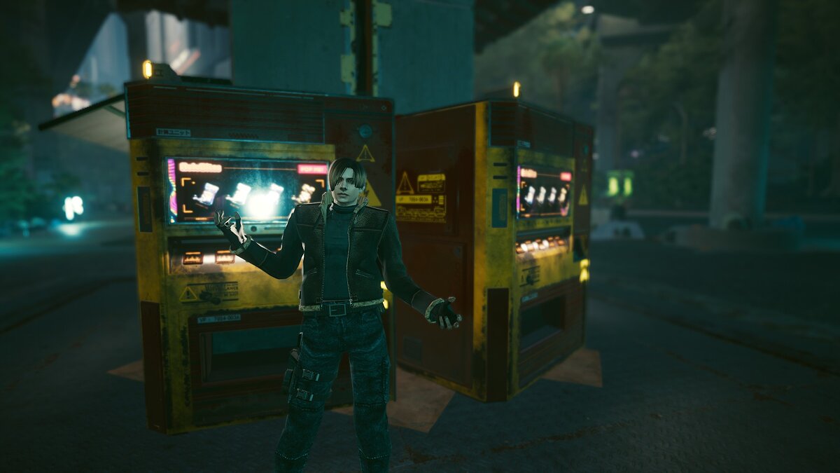 Cyberpunk 2077 — Леон Кеннеди из игры Resident Evil 4