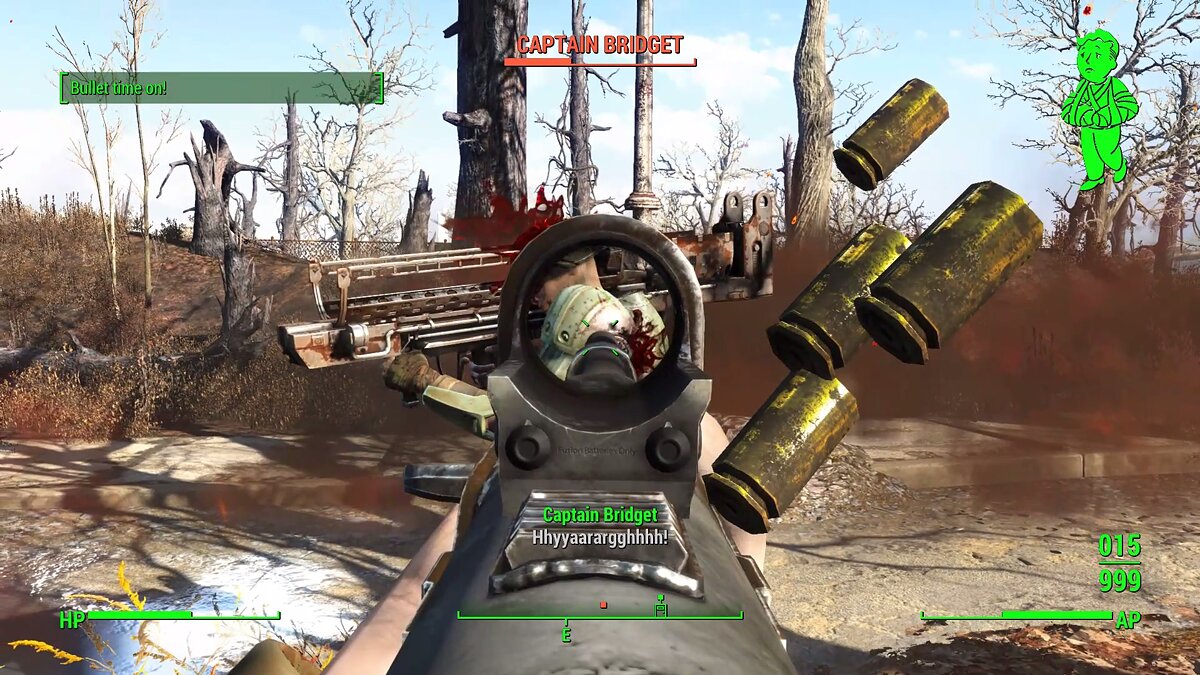 Fallout 4 — Bullet Time — замедление времени