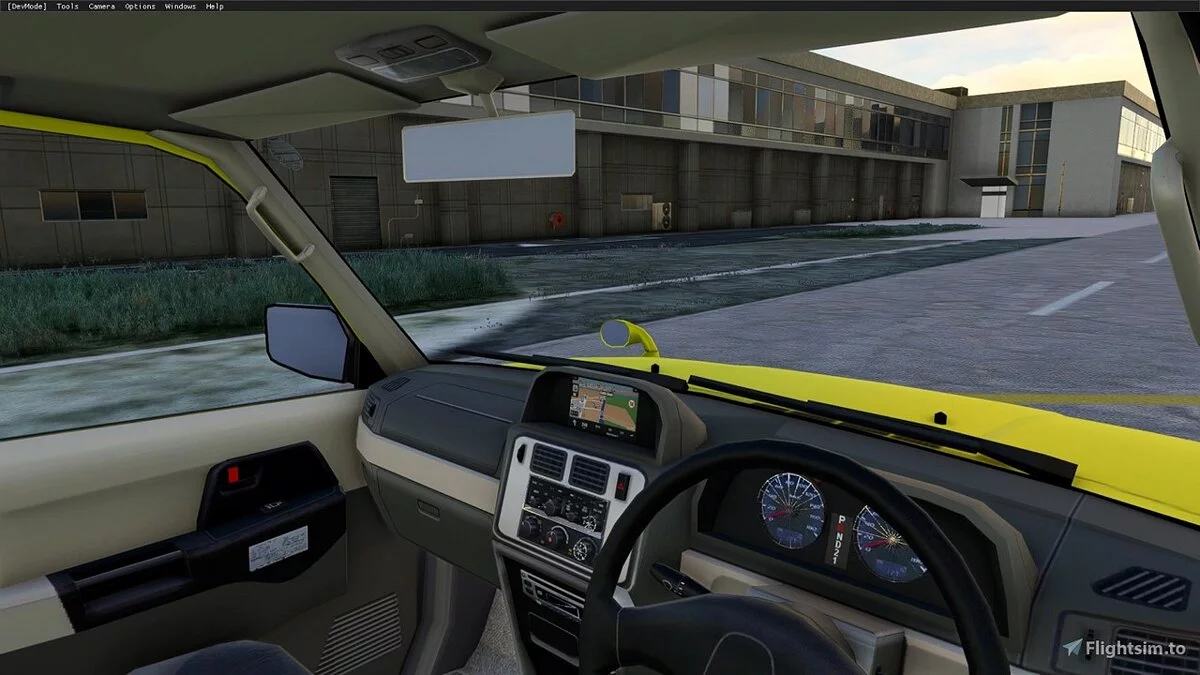 Microsoft Flight Simulator — Управляемый Mitsubishi PAJERO