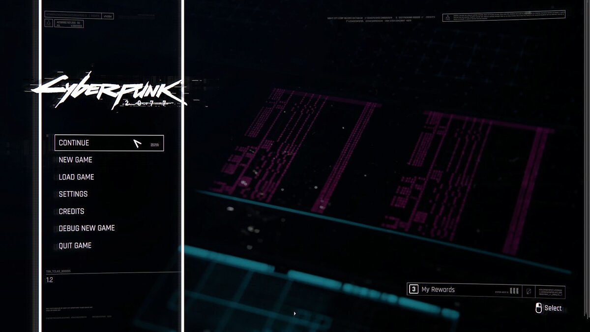 Cyberpunk 2077 — Минимальный белый интерфейс