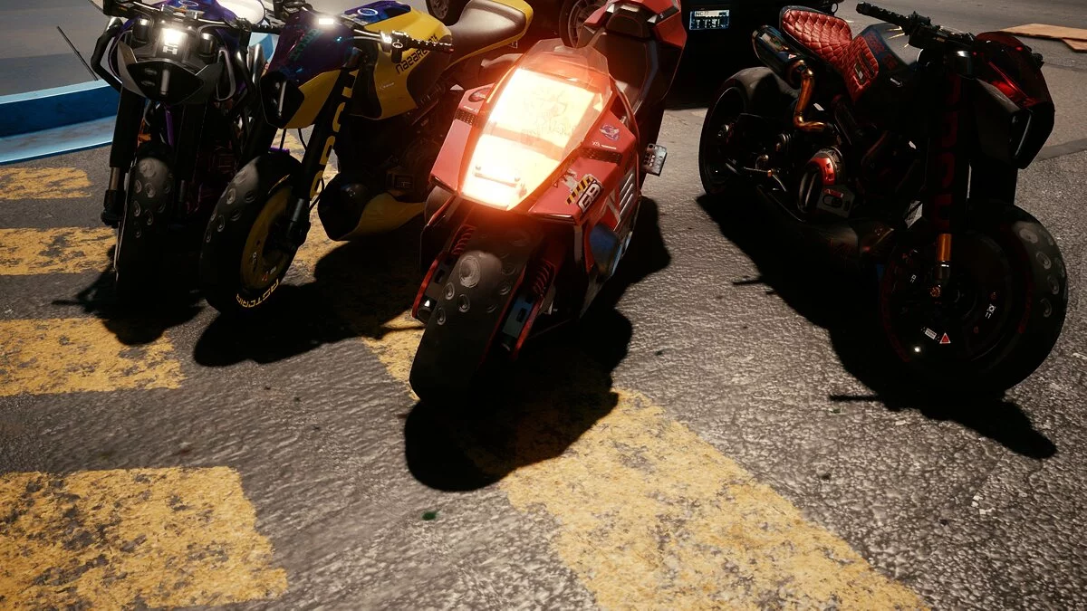 Cyberpunk 2077 — Шины с присосками