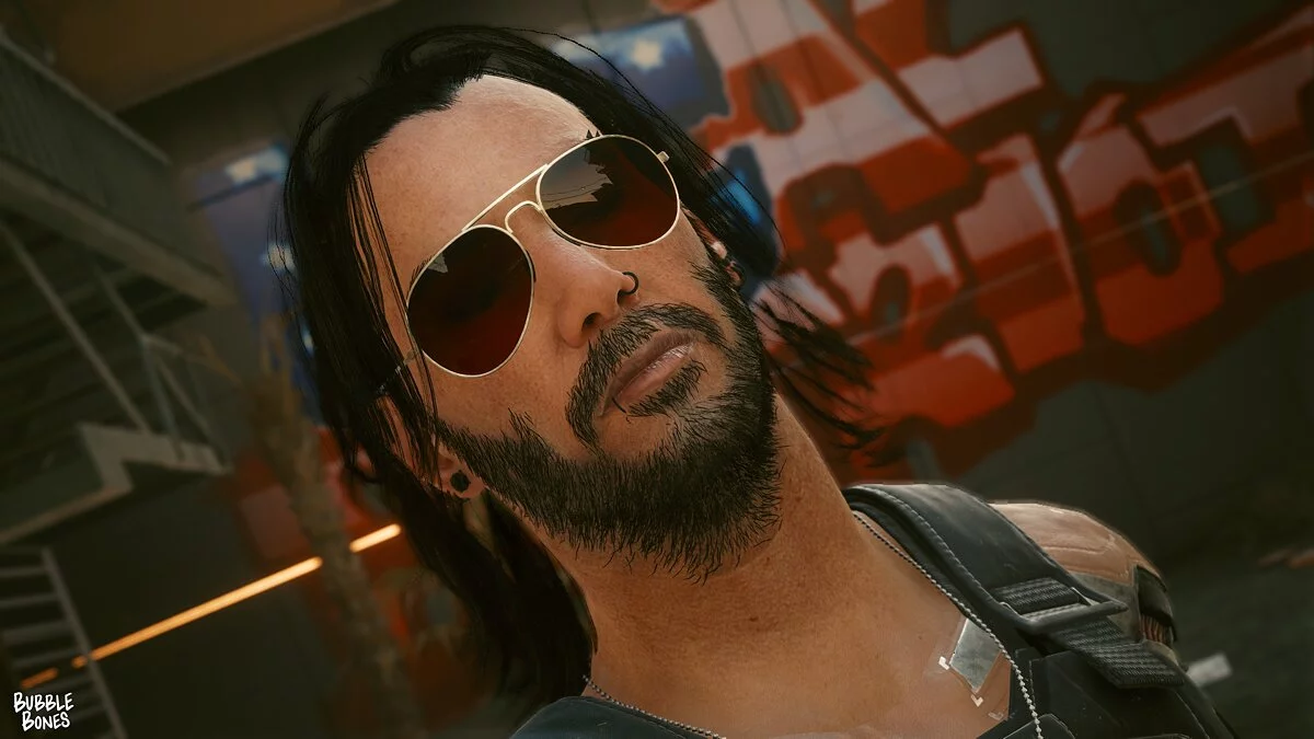 Cyberpunk 2077 — Джонни с пирсингом