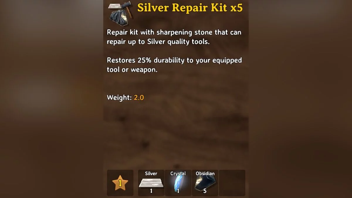 Valheim — Расходные ремонтные комплекты