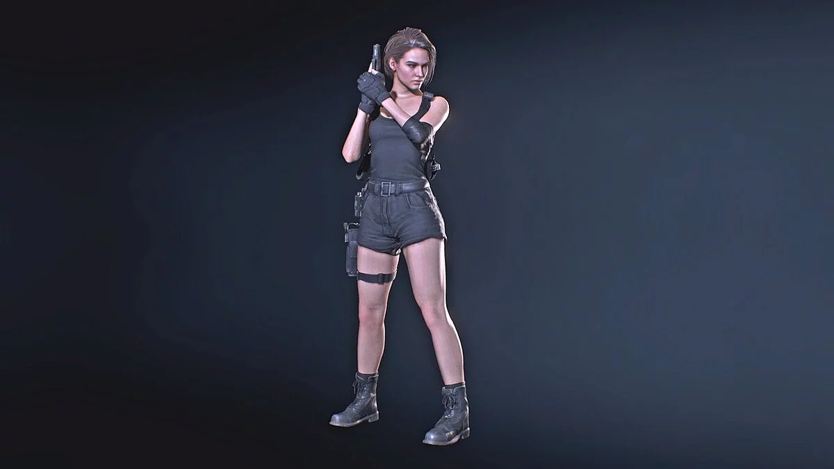 Resident Evil 3 — Джилл в костюме Сони Блейд