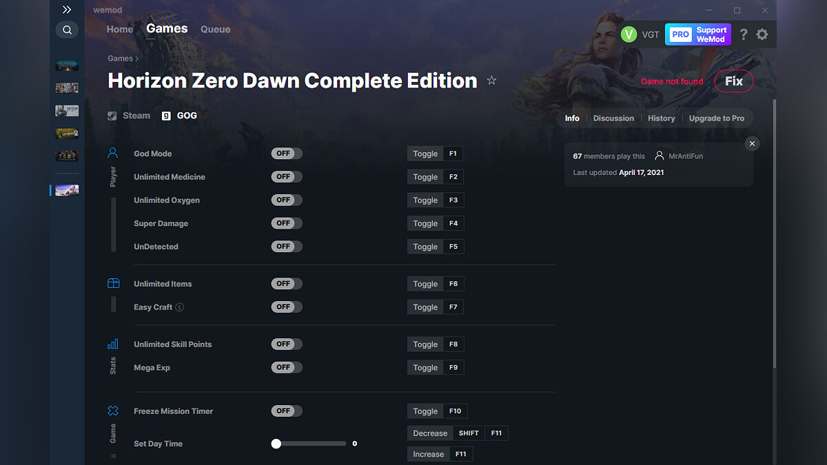 Horizon Zero Dawn Complete Edition — Трейнер (+12) от 17.04.2021 [WeMod]
