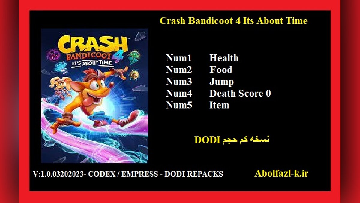 Crash Bandicoot 4: It&#039;s About Time — Трейнер (+5) [1.0]