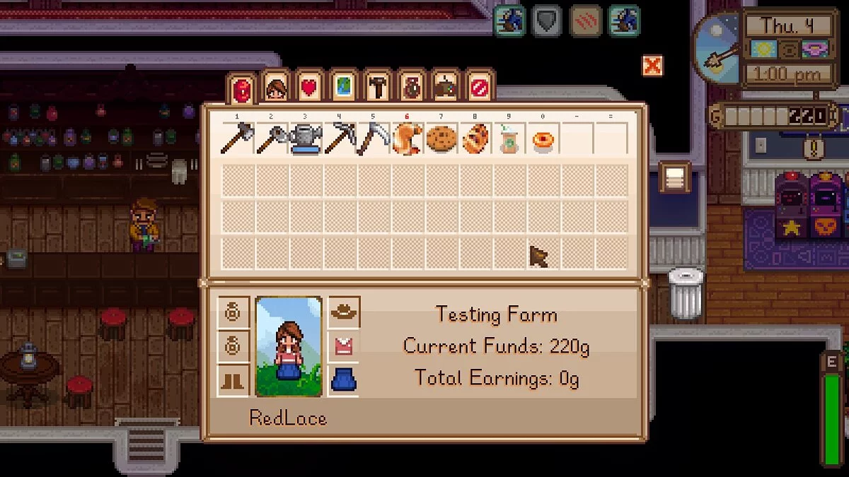 Stardew Valley — Блюда из кофейни