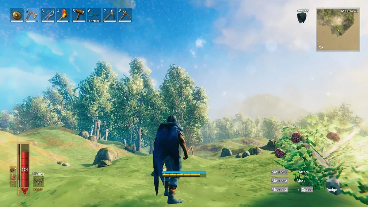 Valheim — Выносливость атаки