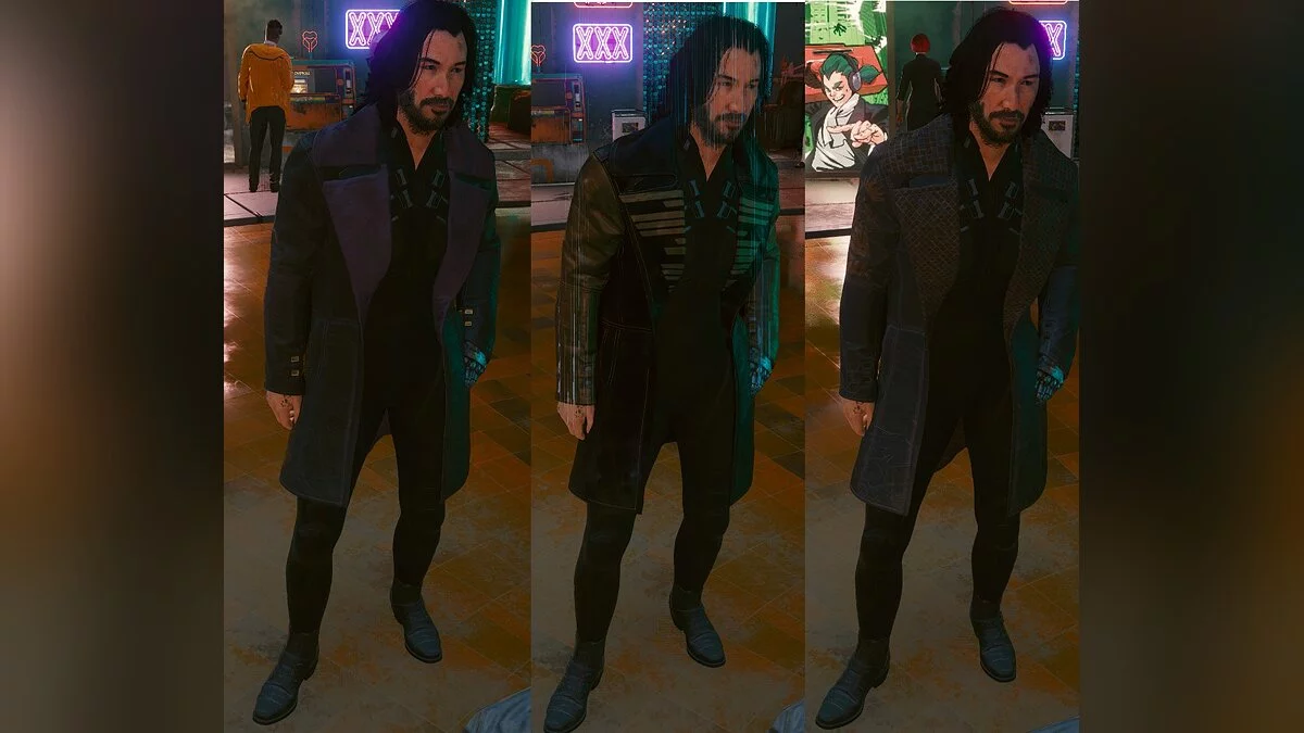 Cyberpunk 2077 — Плащ и костюм для Джонни