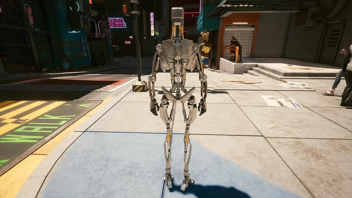Cyberpunk 2077 — Разноцветные дроиды