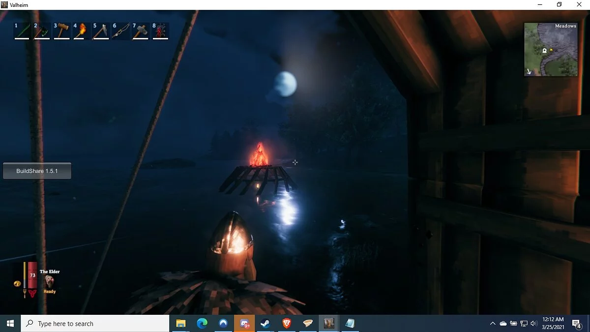 Valheim — Красивый костер