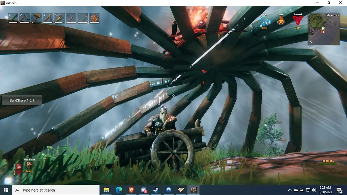 Valheim — Красивый костер