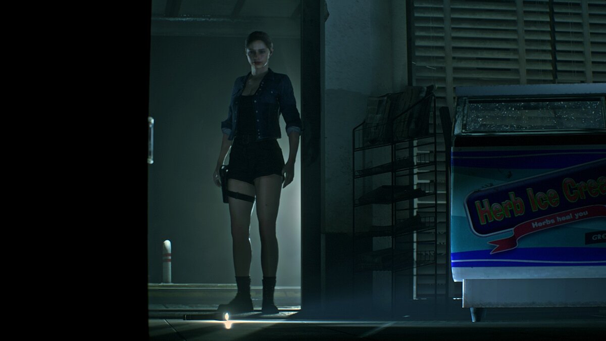 Resident Evil 2 — Клэр в костюме Сони Блейд