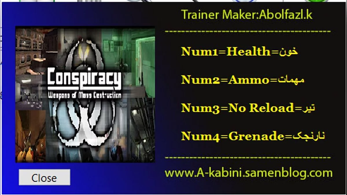 Conspiracy: Weapons of Mass Destruction — Трейнер (+4) [1.0]