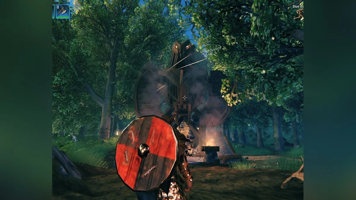 Valheim — Статуя ворона