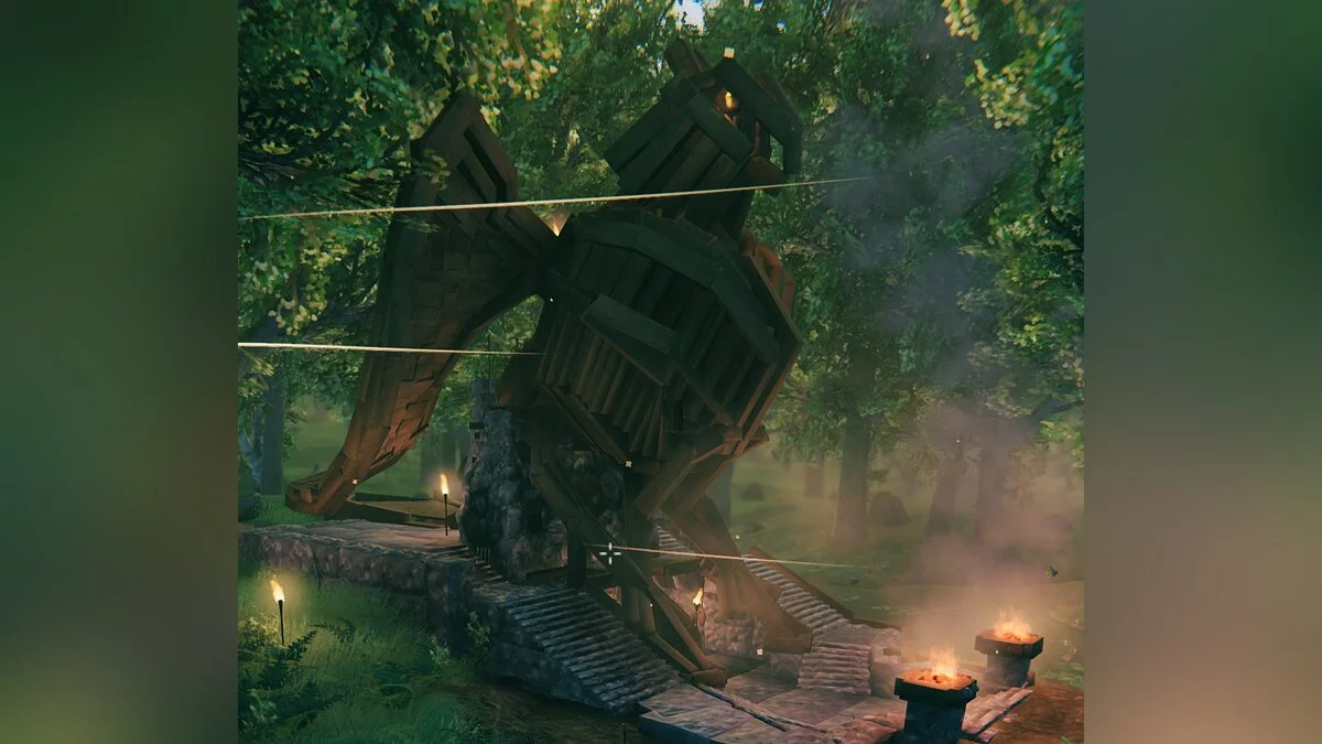 Valheim — Статуя ворона