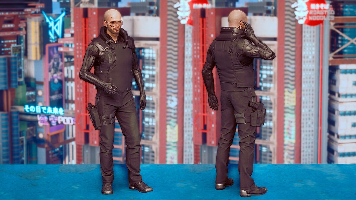 Cyberpunk 2077 — Улучшенный костюм Solo