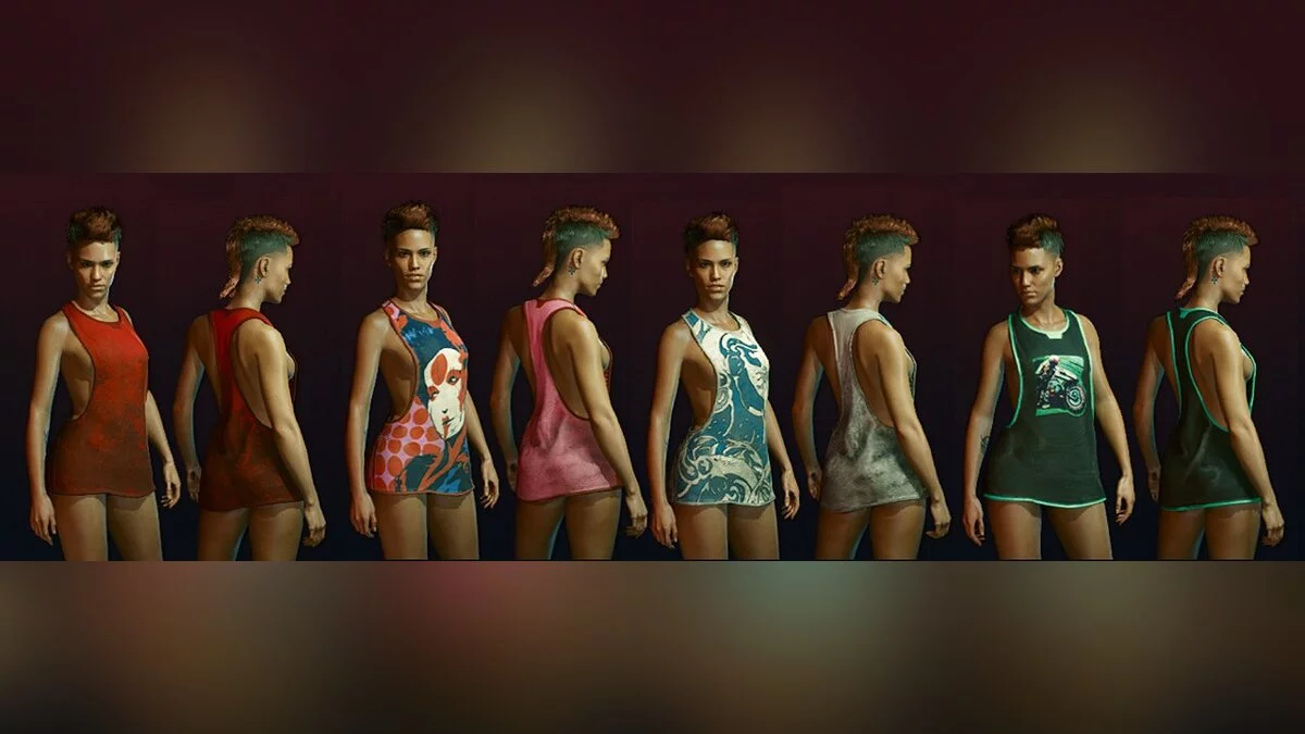 Cyberpunk 2077 — Длинная майка