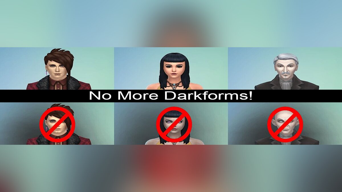 The Sims 4 — Удаление темных форм вампиров