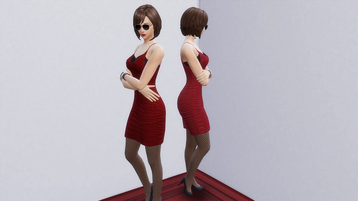 The Sims 4 — Платья и позы Ады Вонг