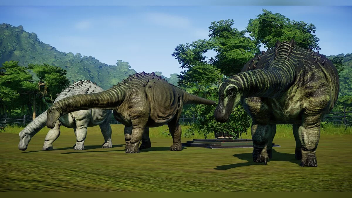 Jurassic World Evolution — Сальтазавр (новый вид)