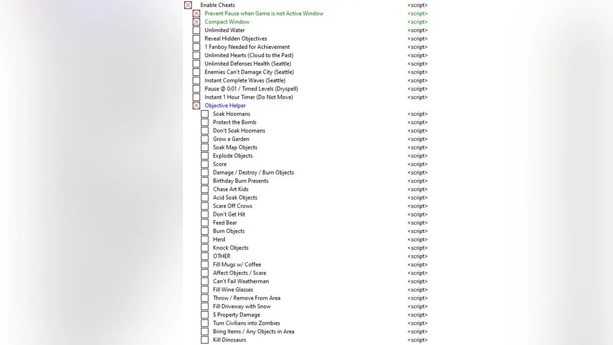 Rain on Your Parade — Таблица для Cheat Engine [1.1.15]