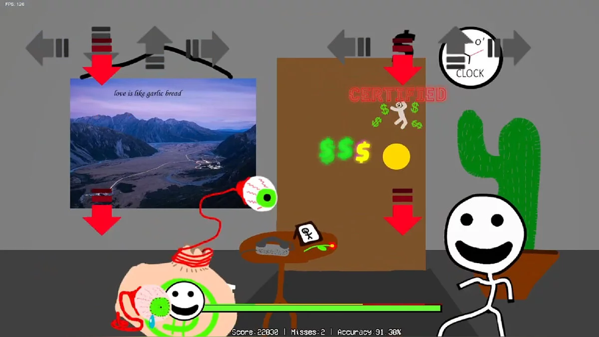 Friday Night Funkin&#039; — Гротескное приключение Карла