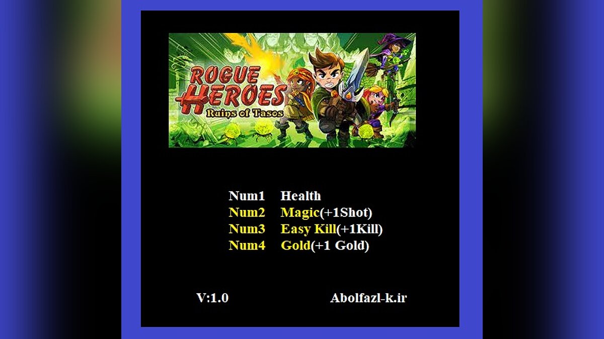 Rogue Heroes: Ruins of Tasos — Трейнер (+4) [1.0]