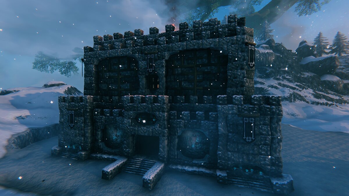 Valheim — Ледяная крепость - форт северной магии