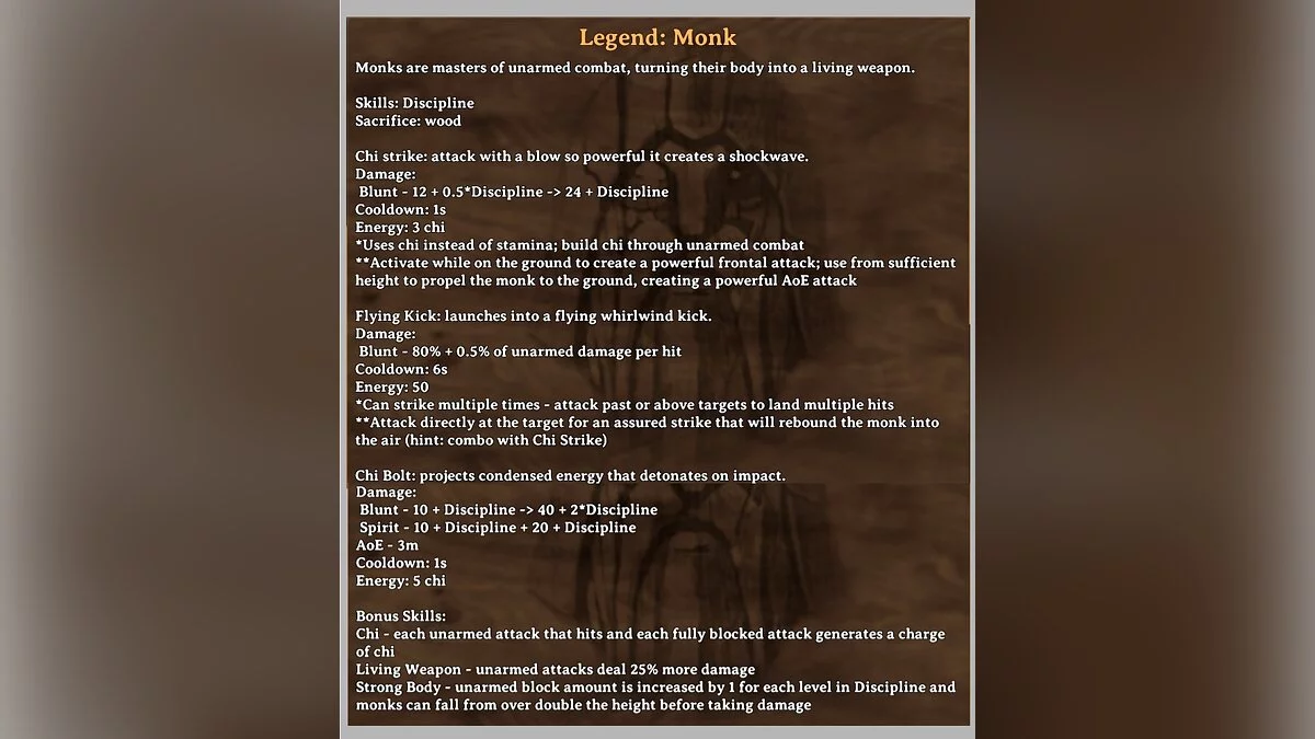 Valheim — Классы героев