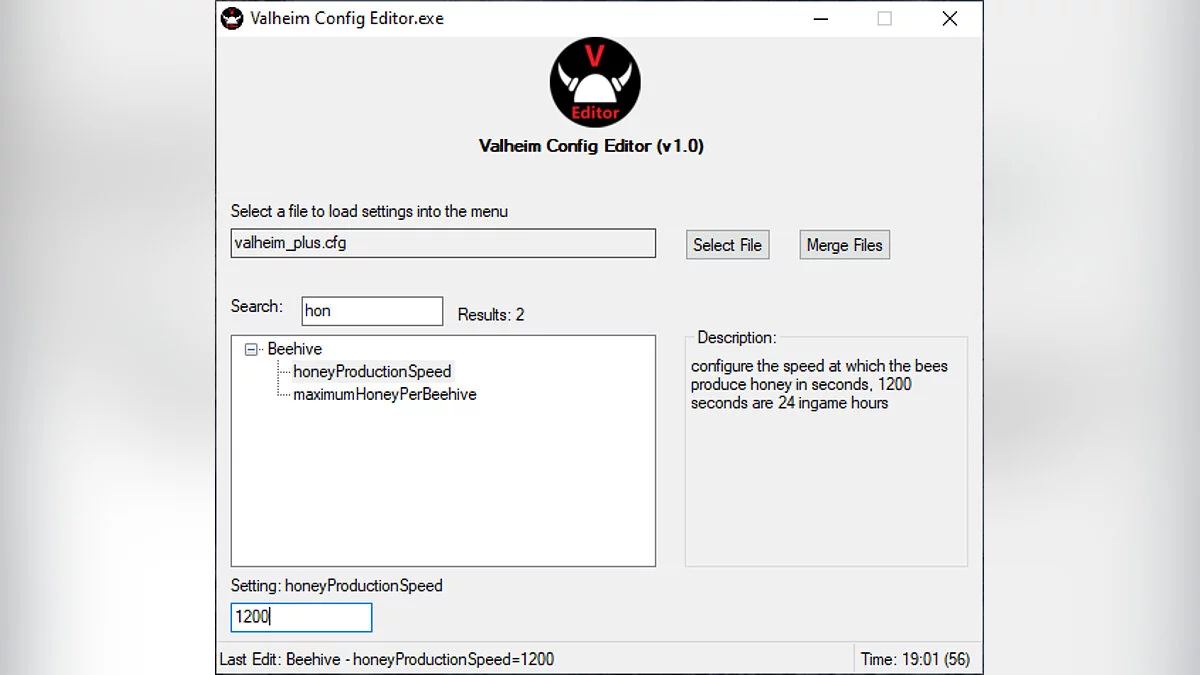 Valheim — Редактор конфигурации