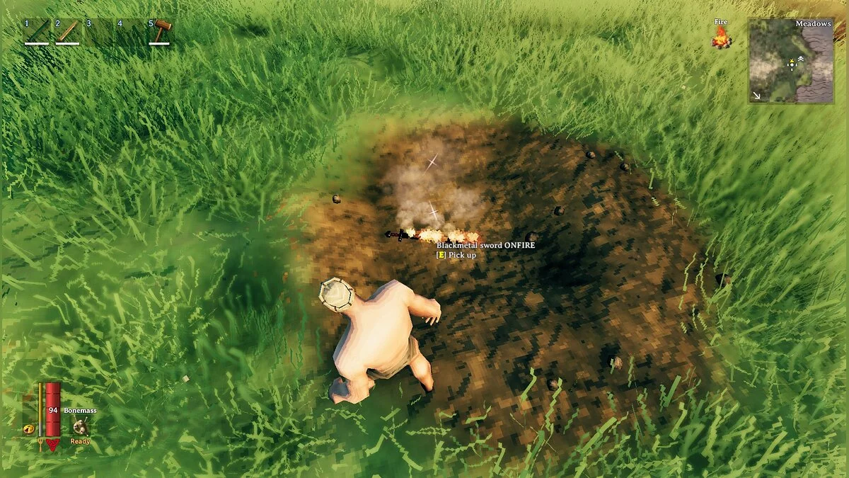 Valheim — Огненный меч