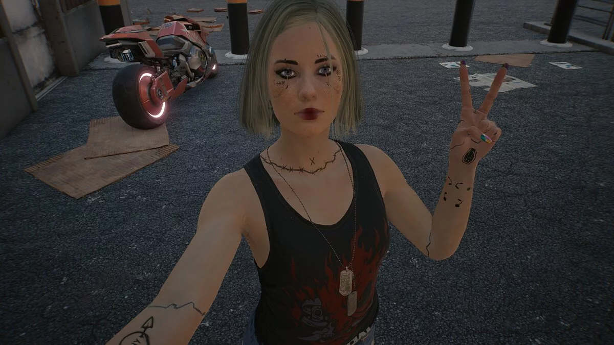 Cyberpunk 2077 — Алисса - пресет для Ви