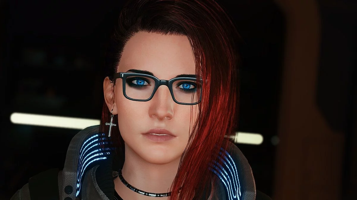 Cyberpunk 2077 — Необычные взбитые волосы