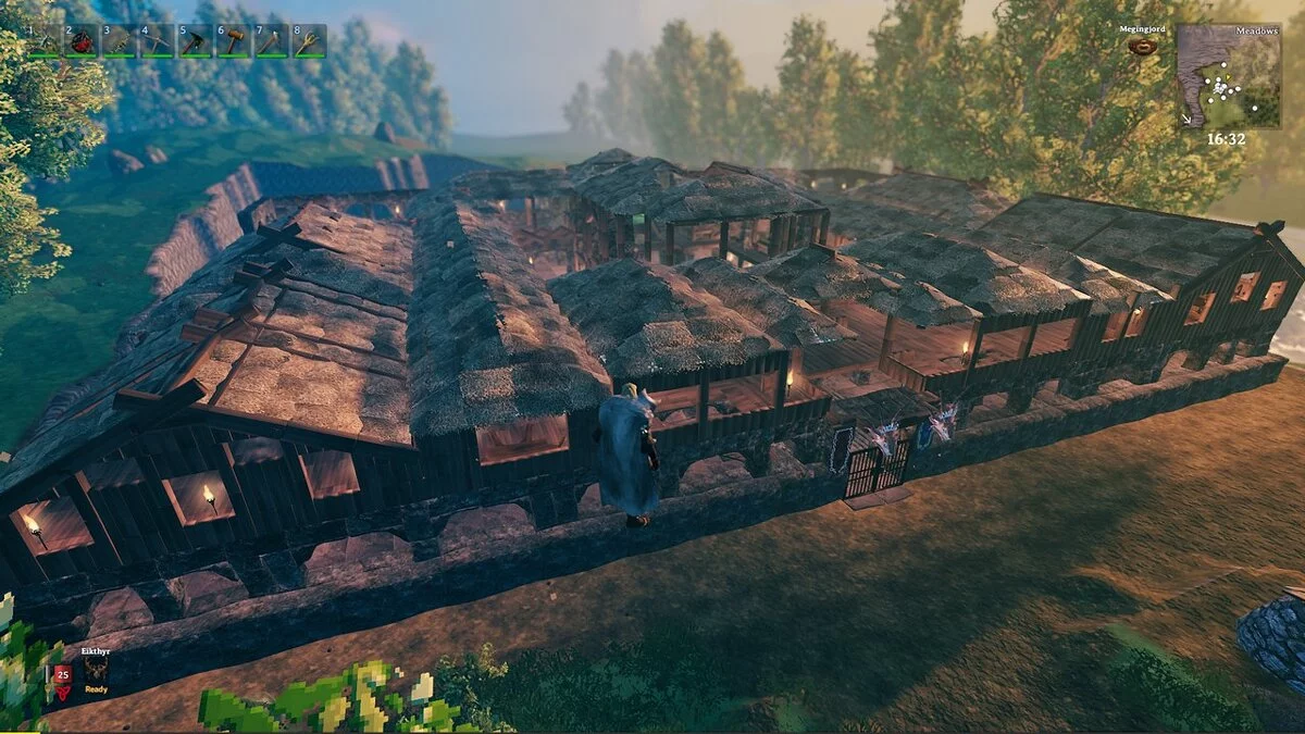 Valheim — Крепость синего дракона