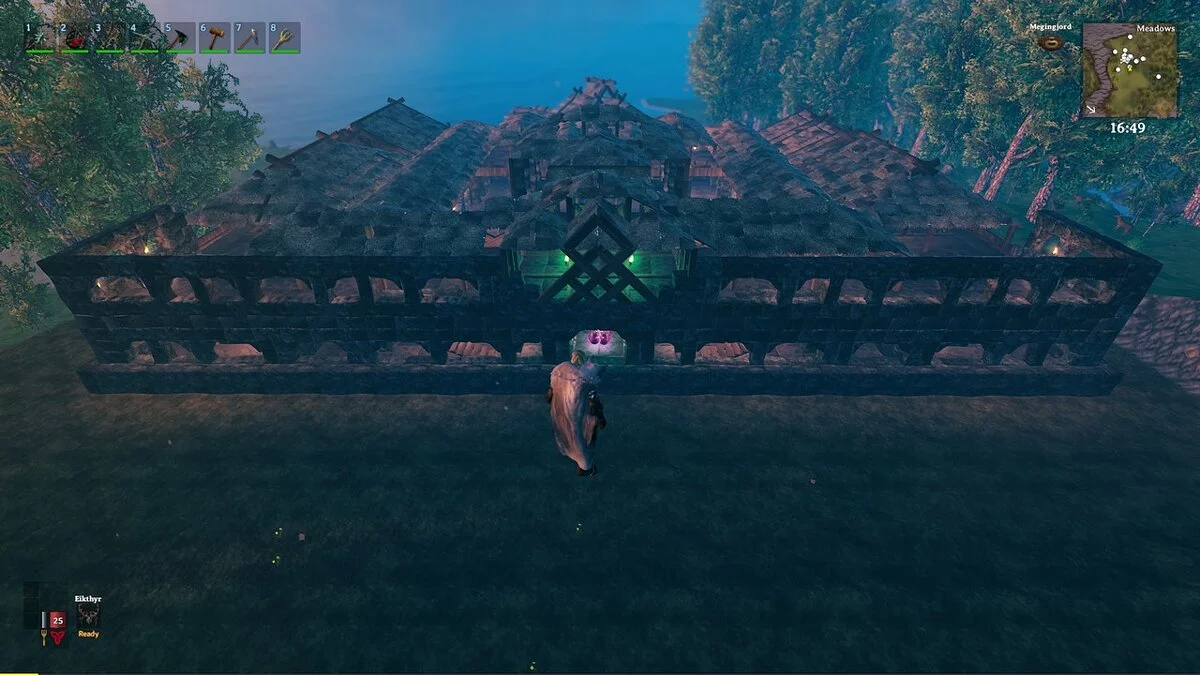 Valheim — Крепость синего дракона